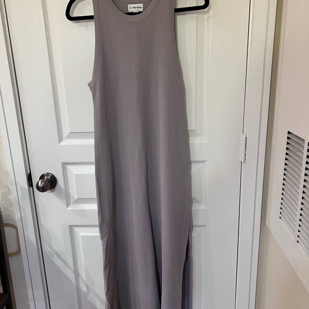 Amazon The Drop Women's Gray/lavender Sleeveless Dress NWT